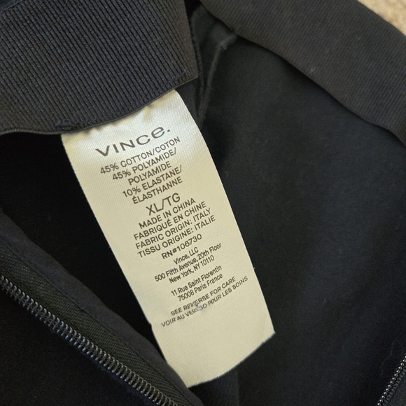 Vince Stitch Front Seam Ponte Legging  Dark Blue Size XL - Picture 13 of 15